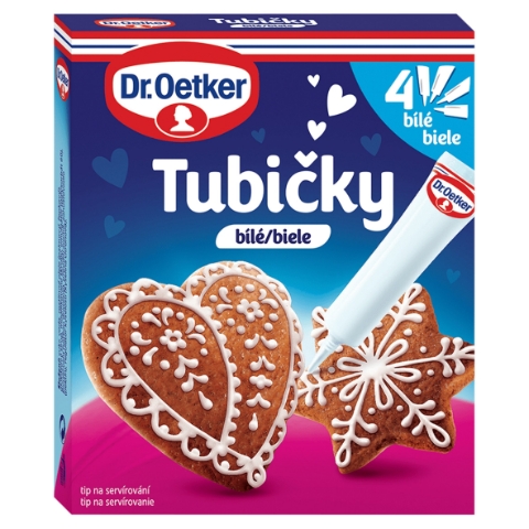 Dr. Oetker Tubičky bílé 4 x 19g (76g)