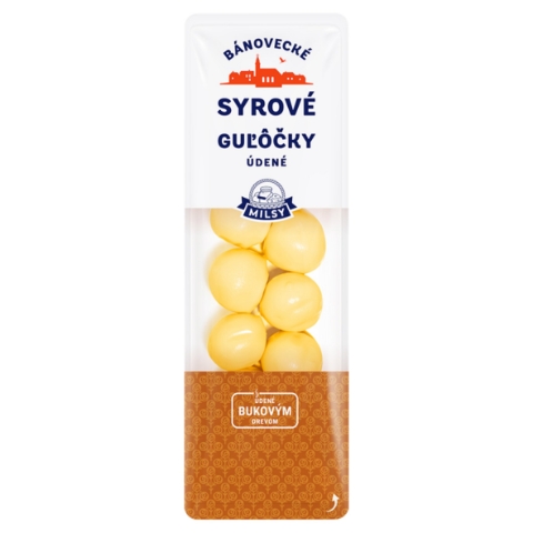 Milsy Bánovecké sýrové kuličky uzené 80g
