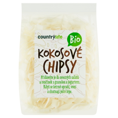 Country Life Bio kokosové chipsy 150g
