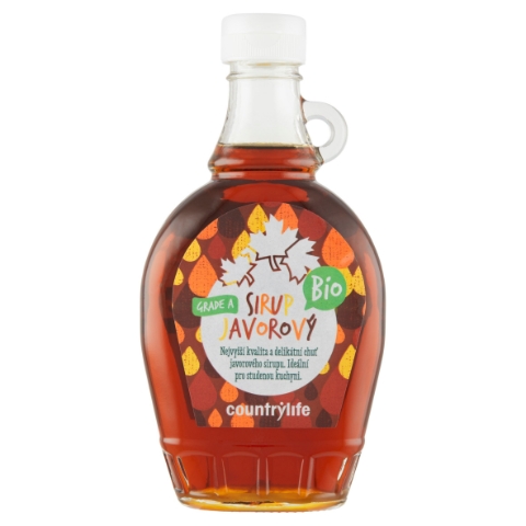Country Life Bio sirup javorový Grade A 250ml