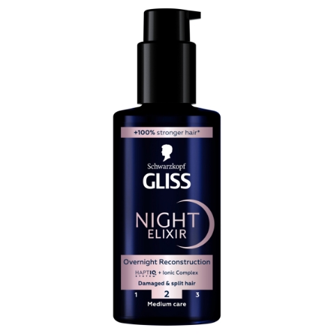 Schwarzkopf Gliss Night Elixir obnovující 100ml