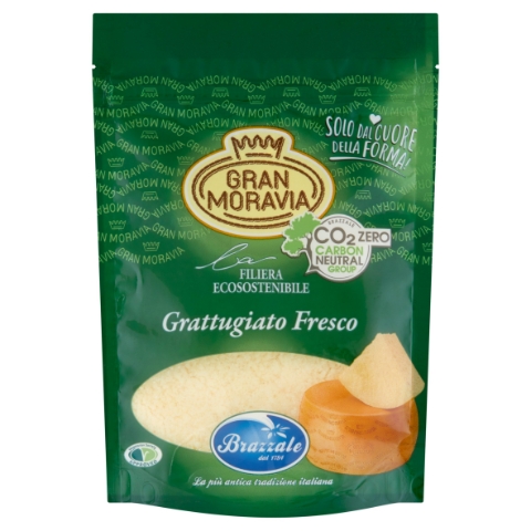 Gran Moravia Extra tvrdý přírodní dlouhozrající strouhaný sýr 60g