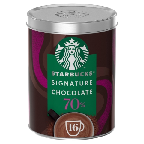 Starbucks Signature Chocolate horká čokoláda se 70 % kakaa 16 porcí 300g