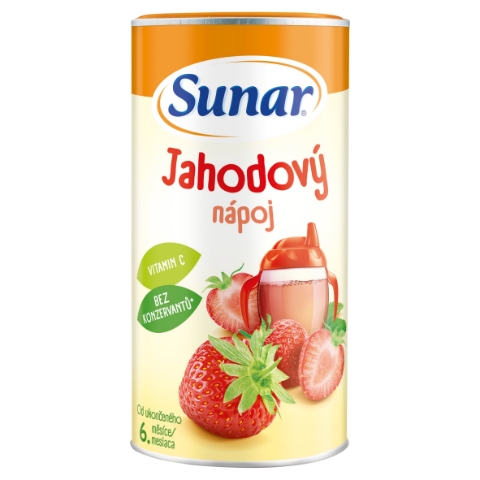Sunar Jahodový nápoj 200g