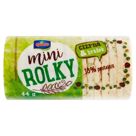 Racio Mini rolky cizrna & hrášek 44g
