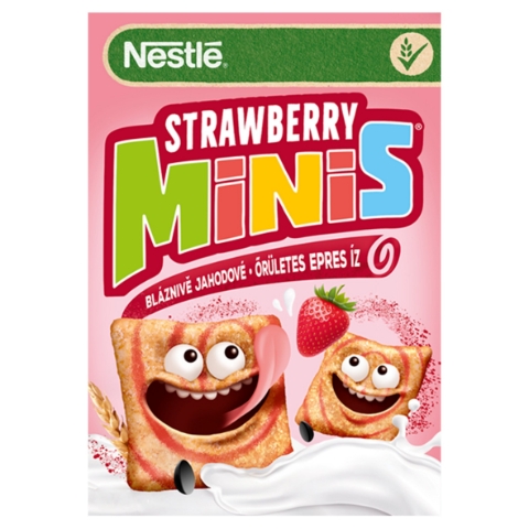 Nestlé Strawberry Minis cereálie 375g