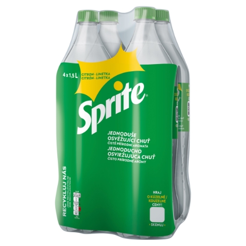 Sprite Citron limetka 4 x 1,5l