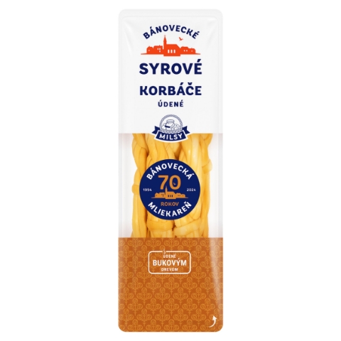 Milsy Syrové korbáče údené 80g