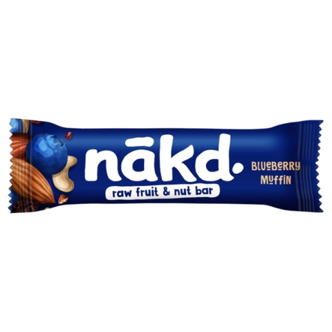 Nakd Blueberry Muffin ovocno-oříšková RAW tyčinka s borůvkami 35g