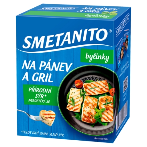 Smetanito Na pánev a gril bylinky 200g