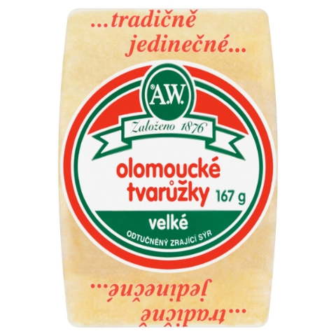 A.W. Olomoucké tvarůžky velké 167g
