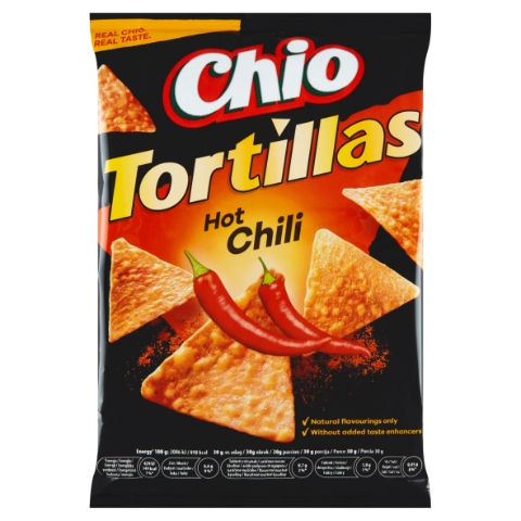 Chio Tortillas kukuřičný snack s příchutí chilli 110g