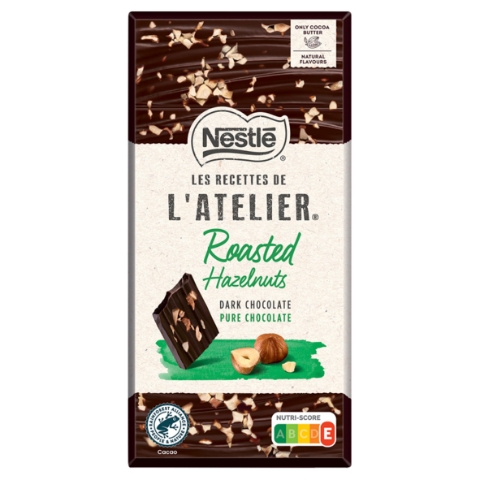 NESTLÉ ATELIÉR Hořká čokoláda lískový oříšek 100g