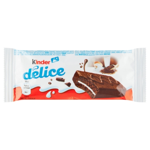 Kinder Delice Jemné pečivo s kakaem a mléčnou náplní 39g