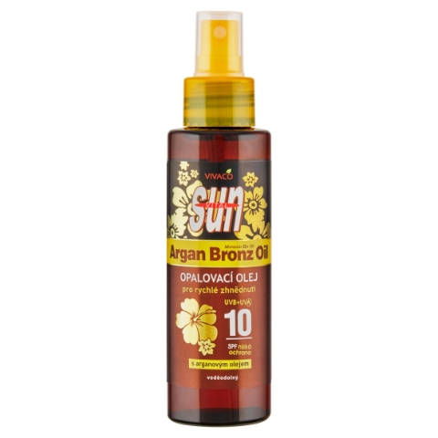VIVACO Sun Vital Opalovací olej s arganovým olejem SPF 10 100ml