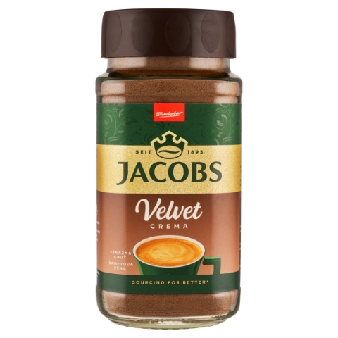 Jacobs Velvet Crema rozpustná káva 200g