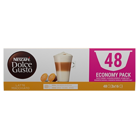 NESCAFÉ Dolce Gusto Latte Macchiato - kávové kapsle - 48 kapslí v balení