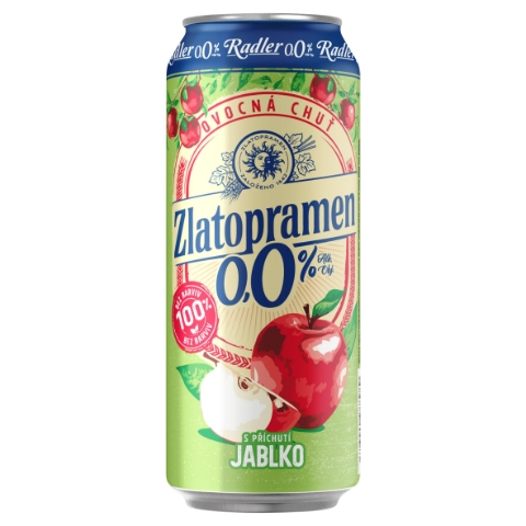 Zlatopramen Radler s příchutí jablko 0,5l
