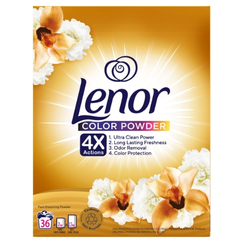 Lenor Prací Prášek 36 Praní, Vanilla Orchid & Golden Amber