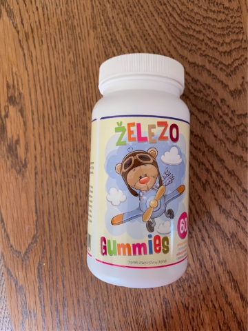 Železo Gummies 60 pektinových bonbónů