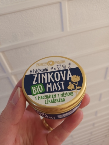 PURITY VISION Bio měsíčková zinková mast 70 ml
