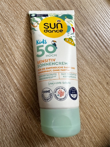 SUNDANCE  dětský krém na opalování Sensitiv OF50, 100 ml