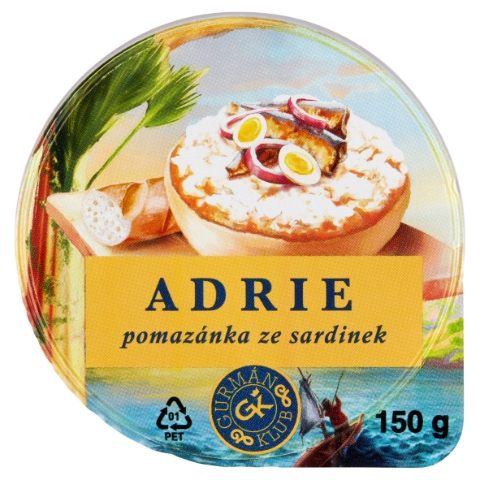 Gurman Klub Adrie pomazánka ze sardinek 150g
