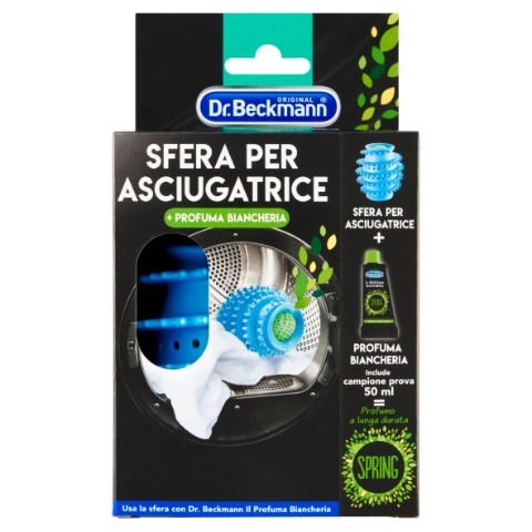 Dr. Beckmann Míček do sušičky + vůně na prádlo spring 50ml