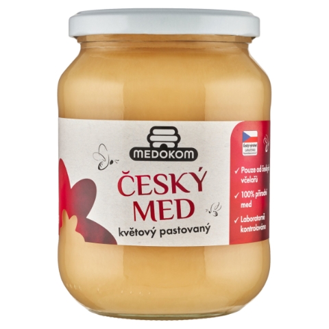 Medokom Český med květový pastovaný 900g