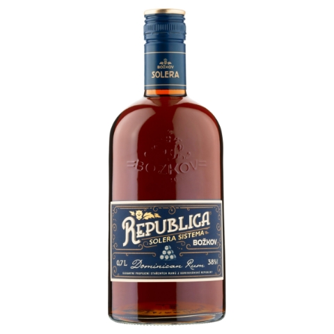 Božkov Republica Solera Sistema rum 0,7l