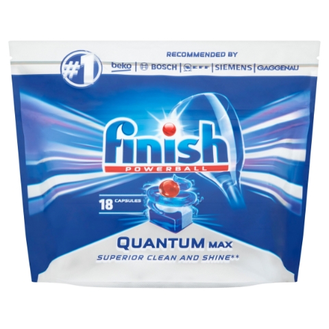 Finish Powerball Quantum Max tablety do myčky nádobí 18 ks 279g