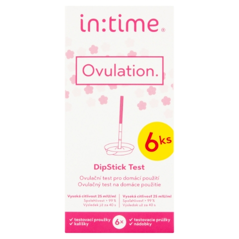 intime Ovulation DipStick 6 ks