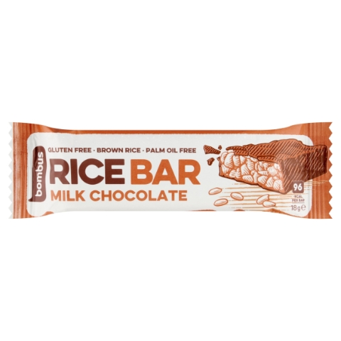 Bombus Rice Bar Milk Chocolate 18g 