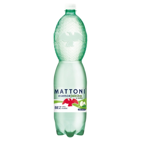 Mattoni Esence jablka a máty jemně perlivá 1,5l