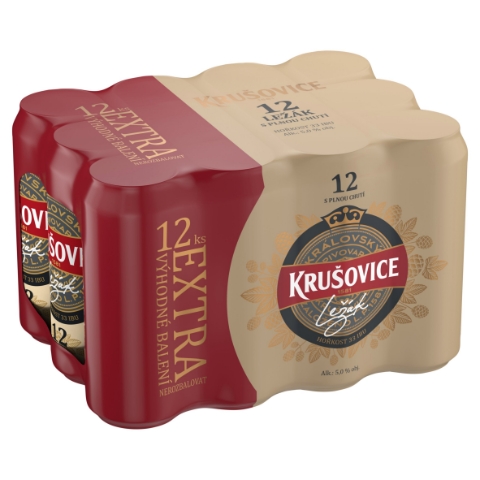 Krušovice 12 pivo ležák světlý 12 x 0,5l