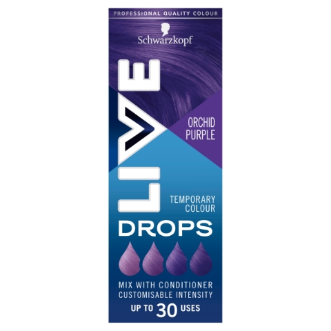 Schwarzkopf Live Drops barva na vlasy fialová orchidej 30ml