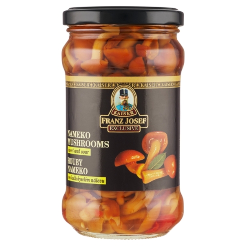 Franz Josef Kaiser Exclusive Houby nameko ve sladkokyselém nálevu 280g