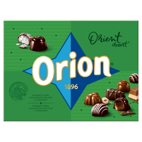 ORION Orient dezert čokoládové pralinky a cukrovinky mix 162g