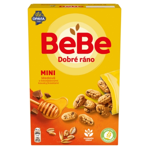 Opavia BeBe Dobré ráno mini medové s čokoládovými kousky 300g