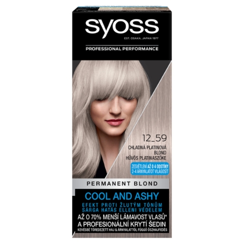 Syoss barva na vlasy Chladná Platinová Blond 12_59