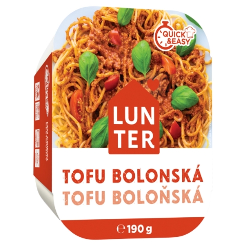 Lunter Tofu boloňská omáčka 190g