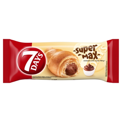 7 Days Super Max Croissant s kakaovou náplní 110g