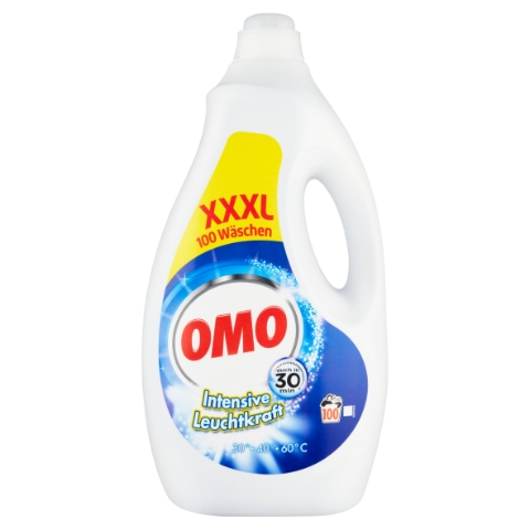 Omo Intensive Leuchtkraft tekutý prací přípravek 100 praní 5l