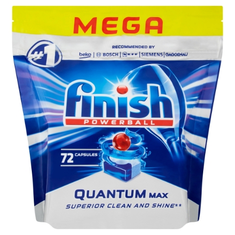Finish Powerball Quantum Max tablety do myčky 72 ks 1116g