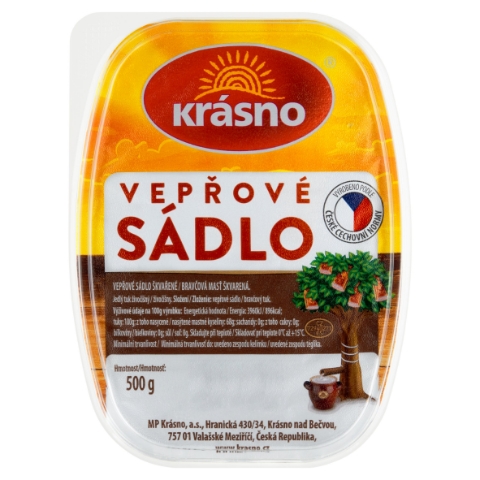Krásno Vepřové sádlo 500g