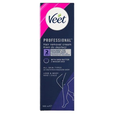 Veet Professional Depilační krém na nohy a tělo 100ml