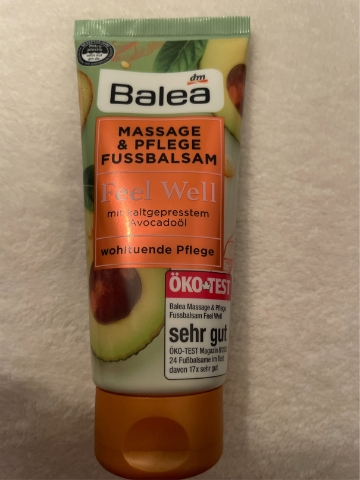 Balea Masážnya pečující balzam na nohy Feel Well, 100 ml