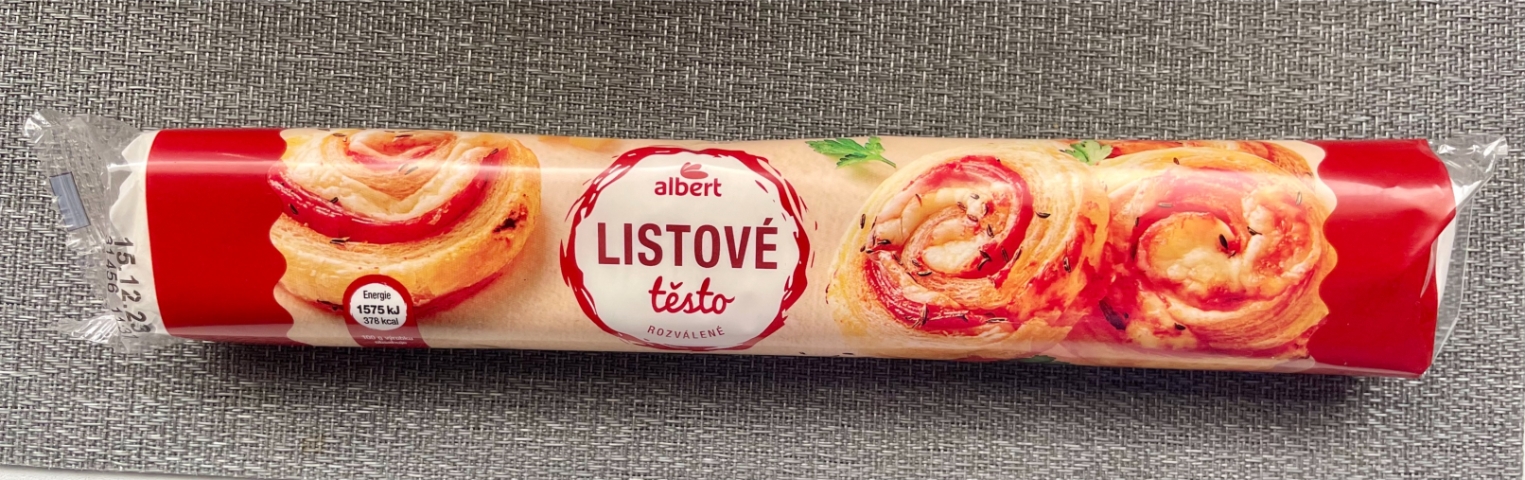 Listové těsto Albert rozválené 275 g