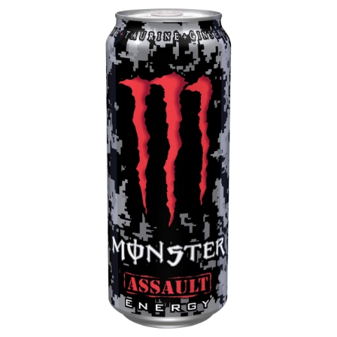 Monster Energy Assault sycený energetický nápoj 500ml