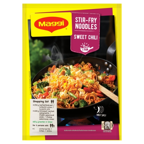 MAGGI Nudle z pánve Kuře se Sweet Chili 185g